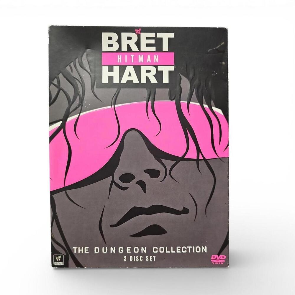 Bret “Hitman” Hart: The Dungeon Collection DVD 3‑Disc Set – Preowned, Box Wear